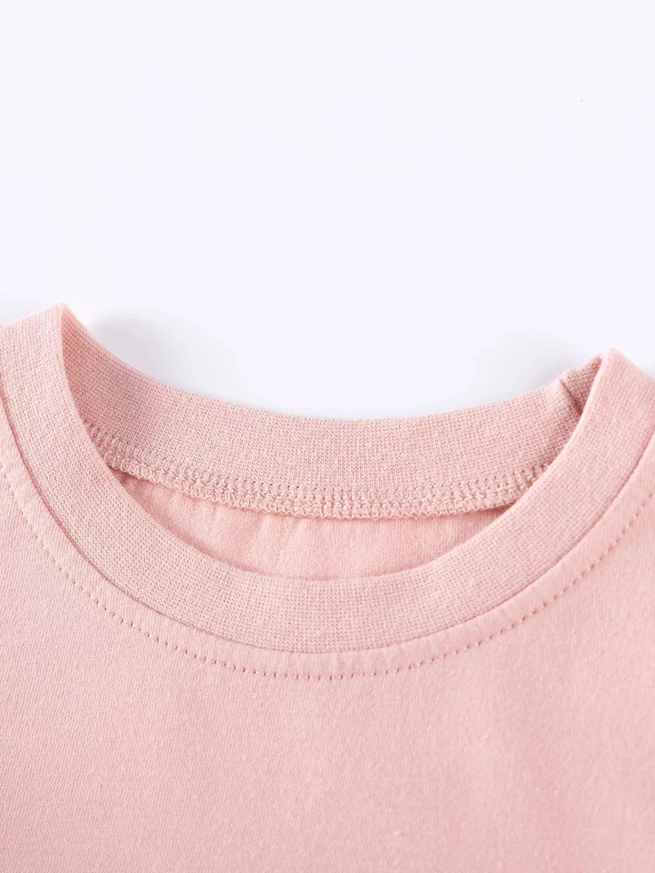 Children's Ruffle Trim Long Sleeve Dress by Trendsi