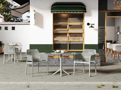 LuneluX_Home – 7-Seater Outdoor Sectional Sofa Set with Glass Table by Jeansdenim.store