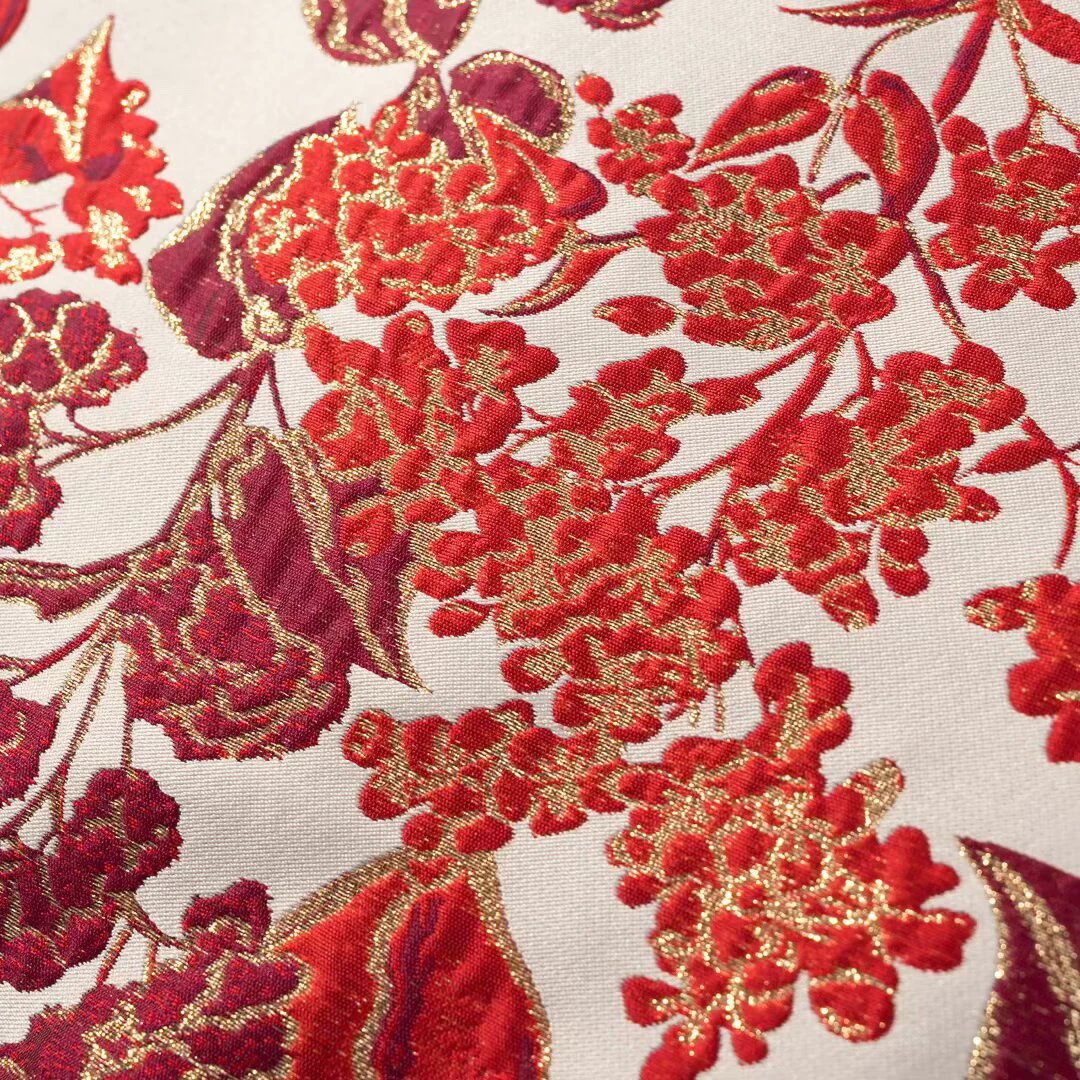 Millennium Woven Brocade Cotton Jacket With Floral Patterns by eprolo