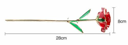 24K Gold-plated Rose Flower With A Gift Box Valentine's Day Gift by JeansDenim.Store