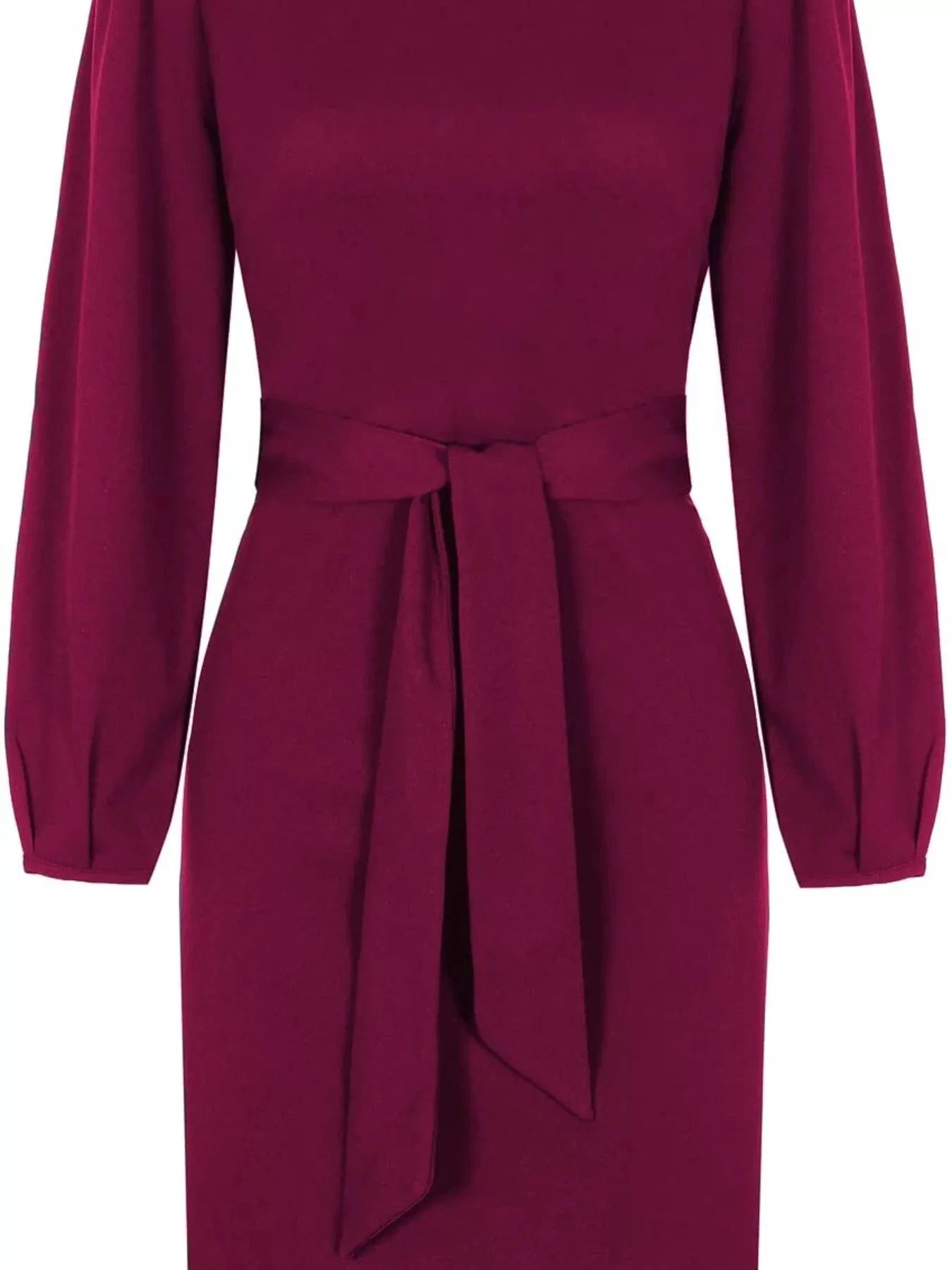 Tie-Waist Mini Dress by Trendsi