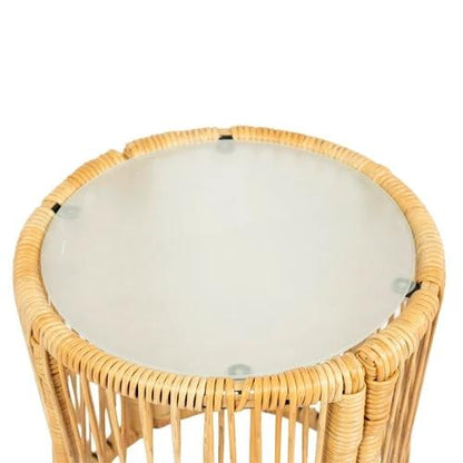 3-Piece Outdoor Patio Wicker Set with Thick Cushions by Jeansdenim.store