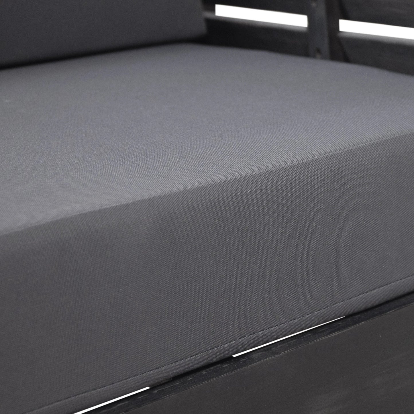 ( Set of 2) Outdoor Acacia Wood Club Chairs with Cushions, Dark Gray, 27.75"D x 32"W x 27.75"H by eprolo