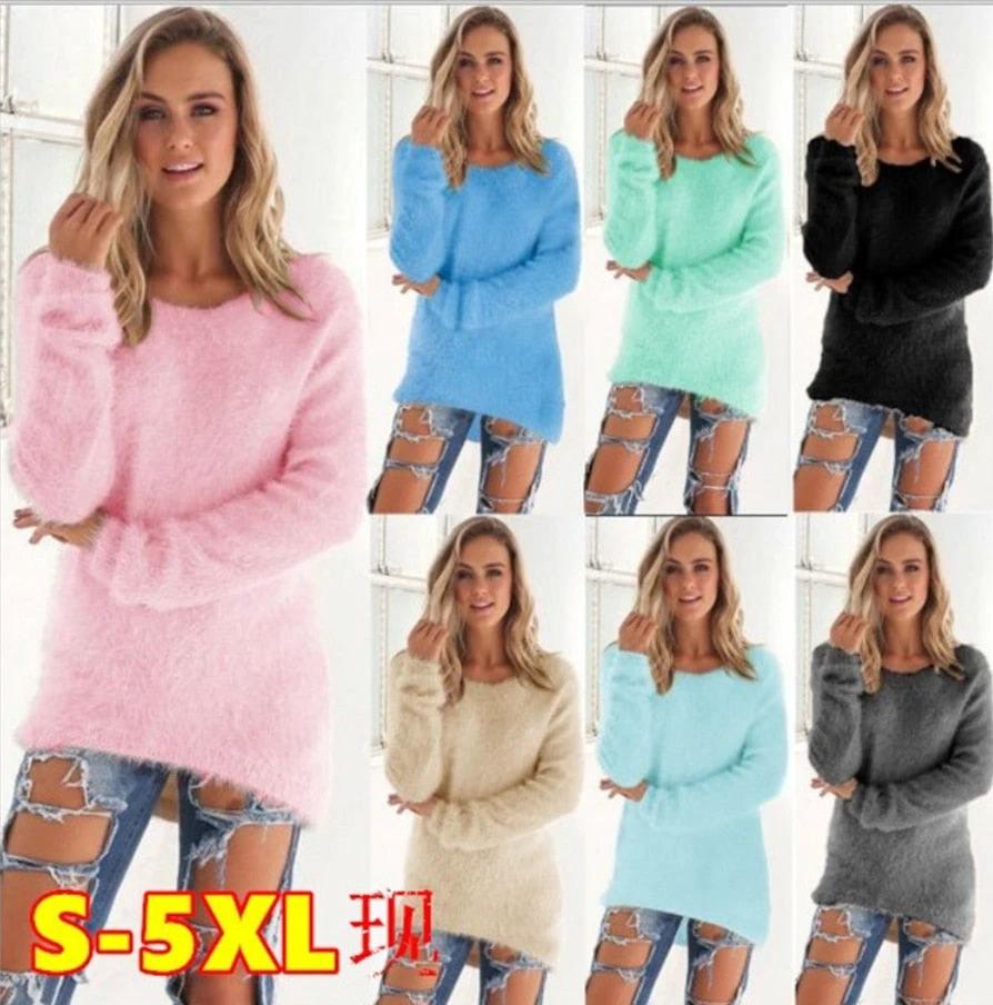 Super Soft And Comfortable Self-Cultivation Solid Color O Neck Pullover Women's Sweater Fashion Sexy Top Ladies Hipster Clothing by eprolo