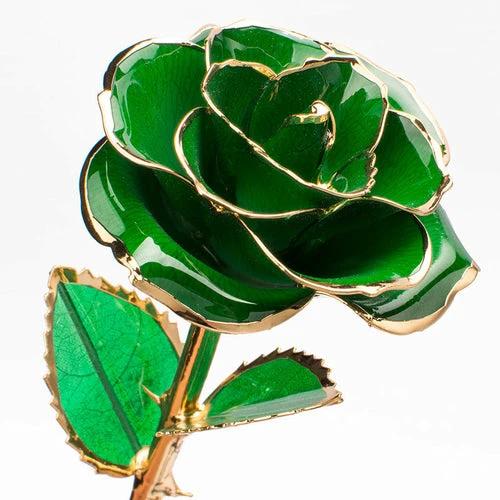 24K Gold-plated Rose Flower With A Gift Box Valentine's Day Gift by JeansDenim.Store