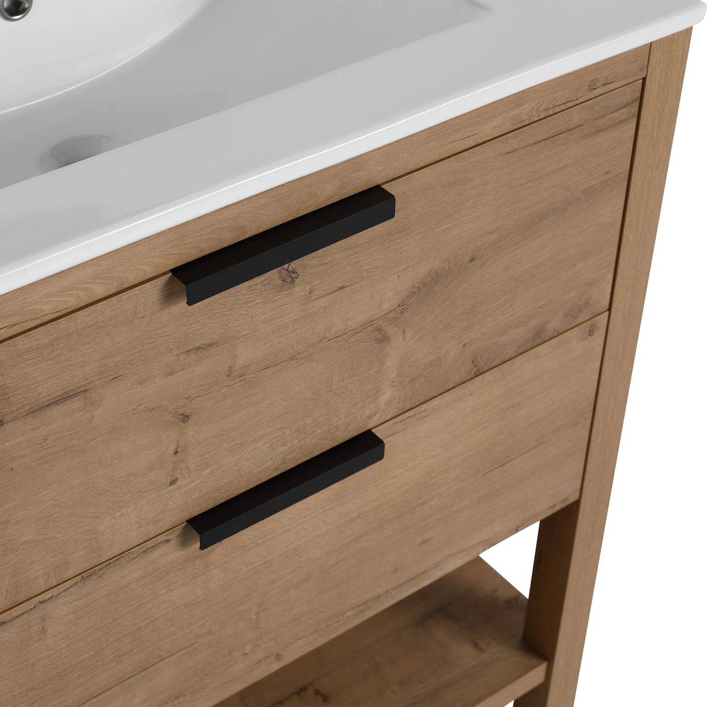 30 Inch Bathroom Vanity Plywood With 2 Drawers-BVB01030IMO-BL9075B by eprolo