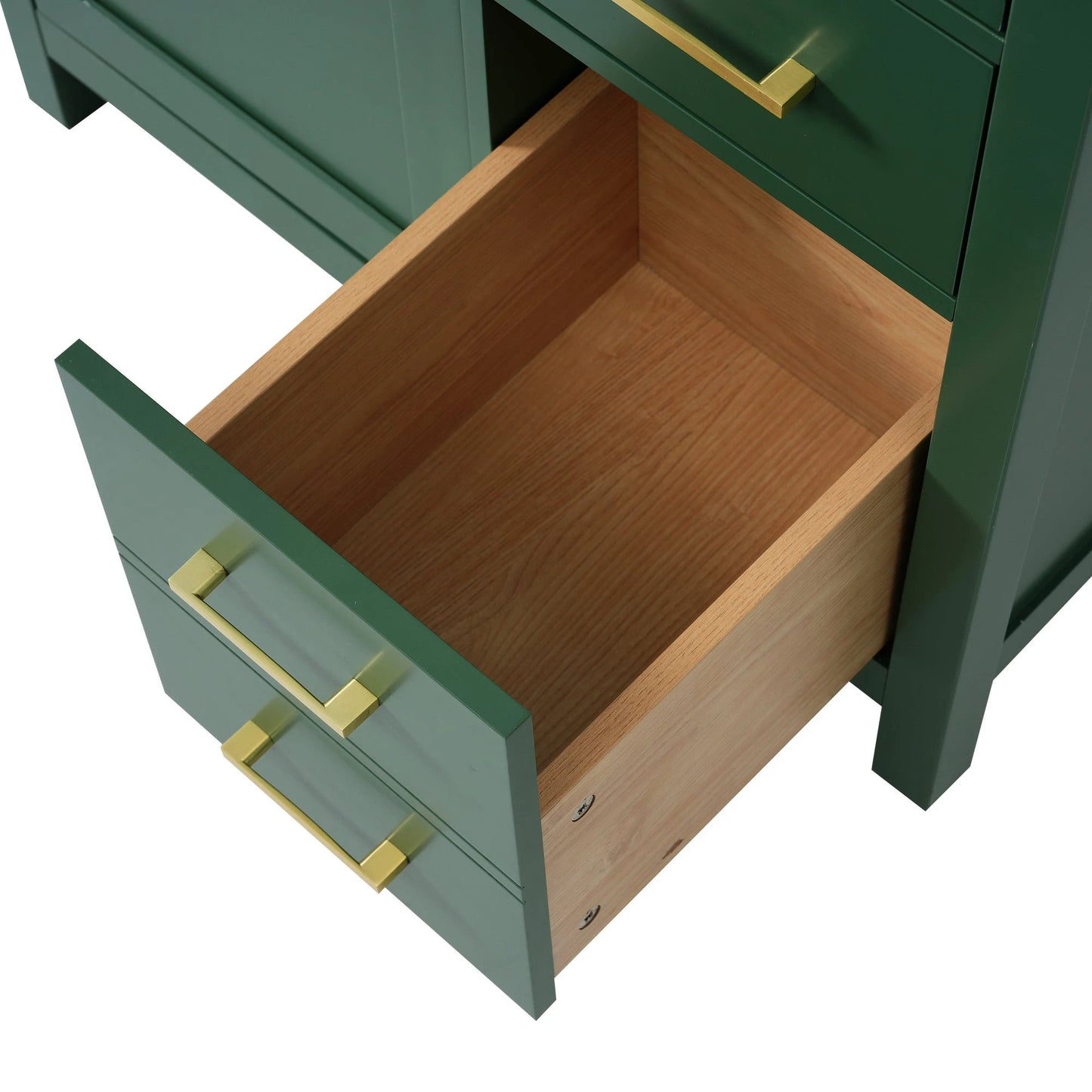 30-Inch Green Bathroom Vanity with Ceramic Sink and Ample Storage - Ideal Choice for Small Bathrooms by eprolo