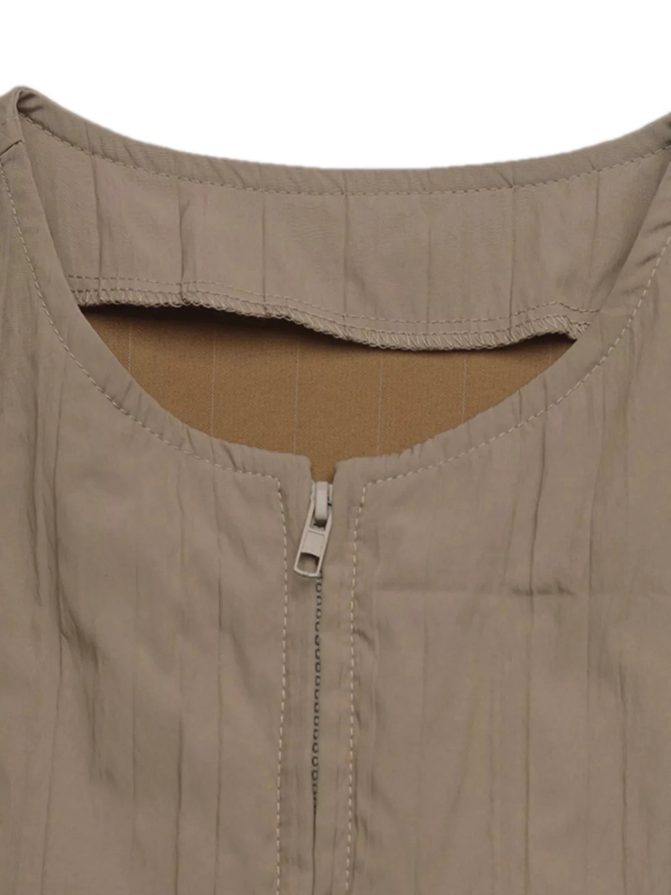 Zip Up Lightweight Jacket by Trendsi