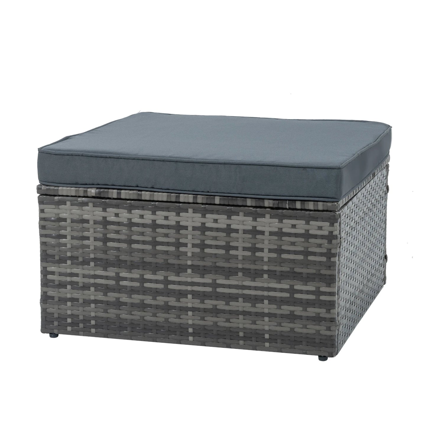 Patio Furniture, Outdoor Furniture, Seasonal PE Wicker Furniture,5 Set Wicker Furniture With Plywood Coffee Table by eprolo