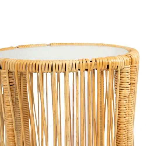 3-Piece Outdoor Patio Wicker Set with Thick Cushions by Jeansdenim.store