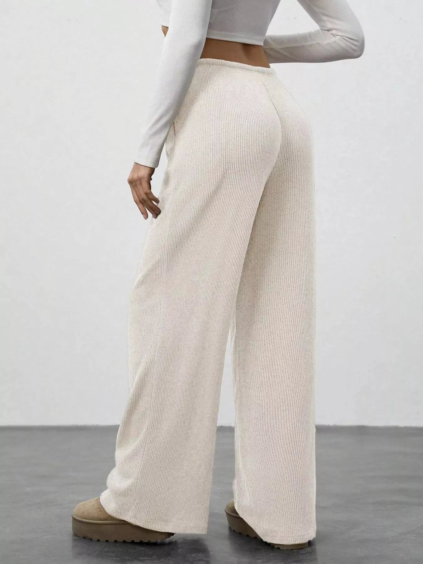 Relaxed Fit Drawstring Pants by Trendsi