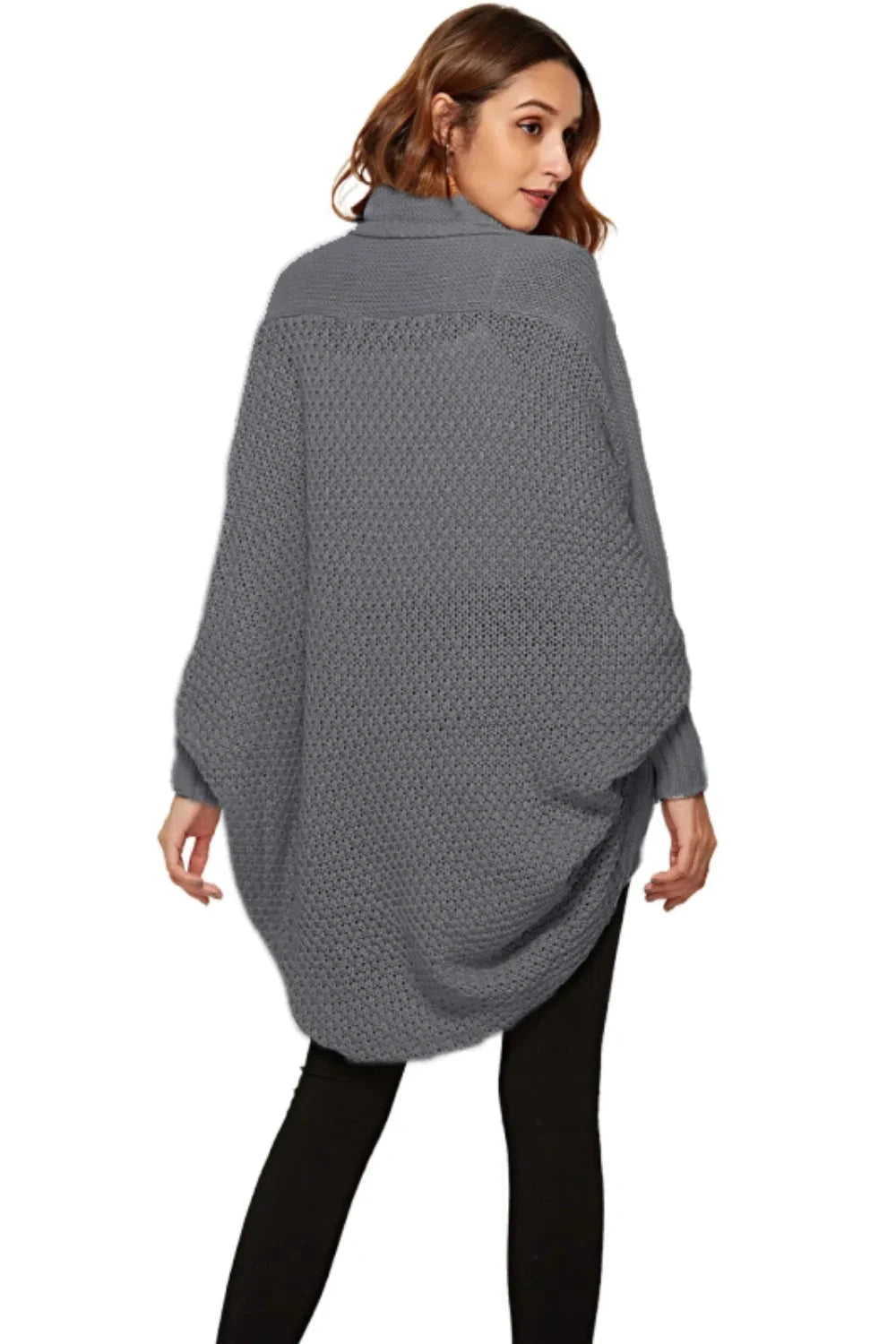 Angel Wings Open Front Batwing Sleeve Cardigan by Trendsi