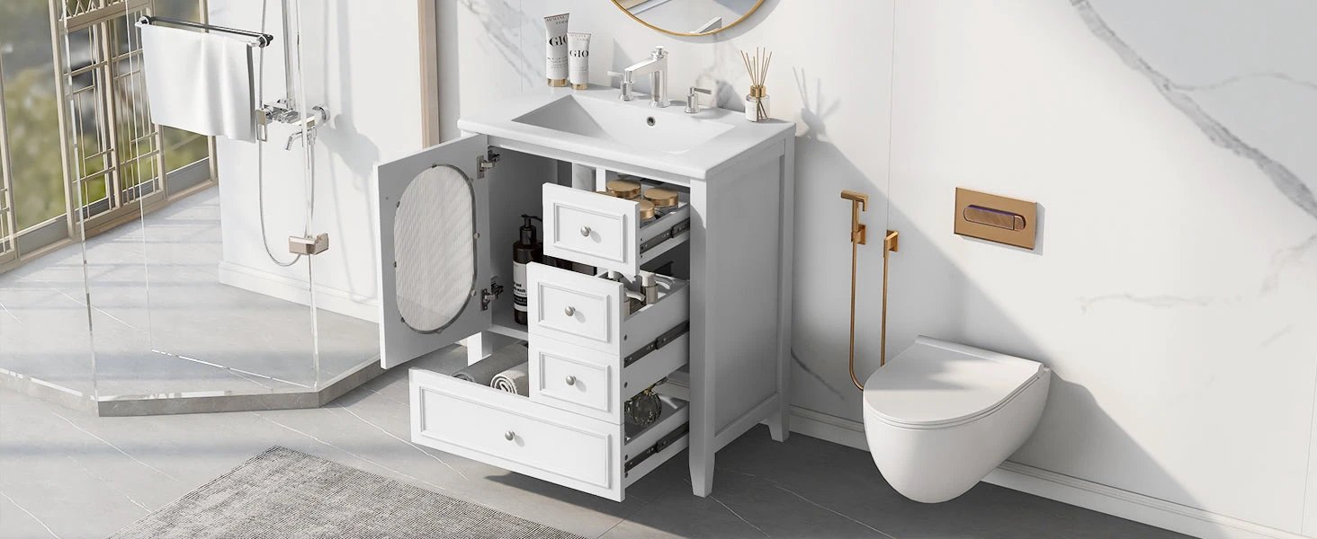 30" Bathroom Vanity with Sink by eprolo