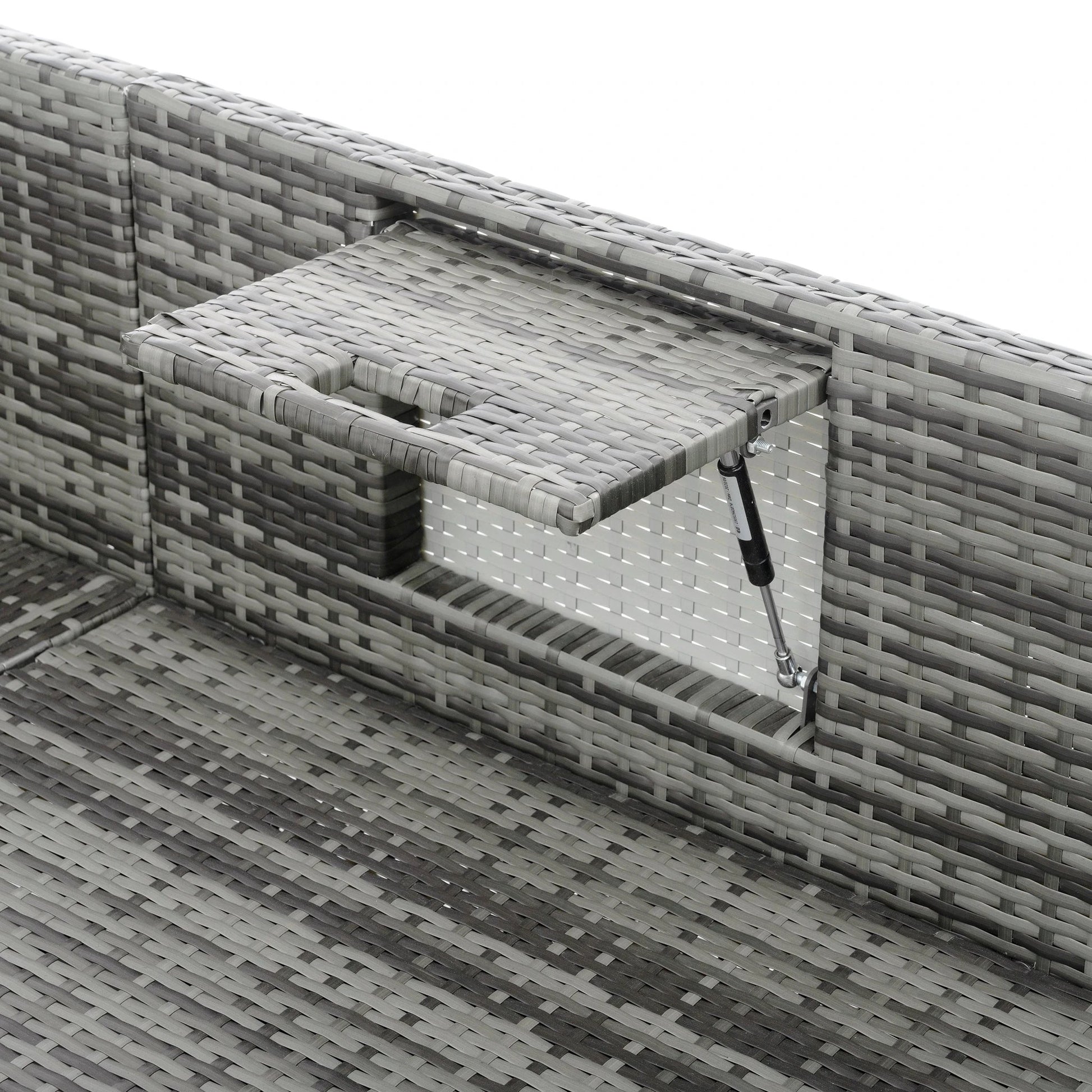 Patio Furniture, Outdoor Furniture, Seasonal PE Wicker Furniture,5 Set Wicker Furniture With Plywood Coffee Table by eprolo