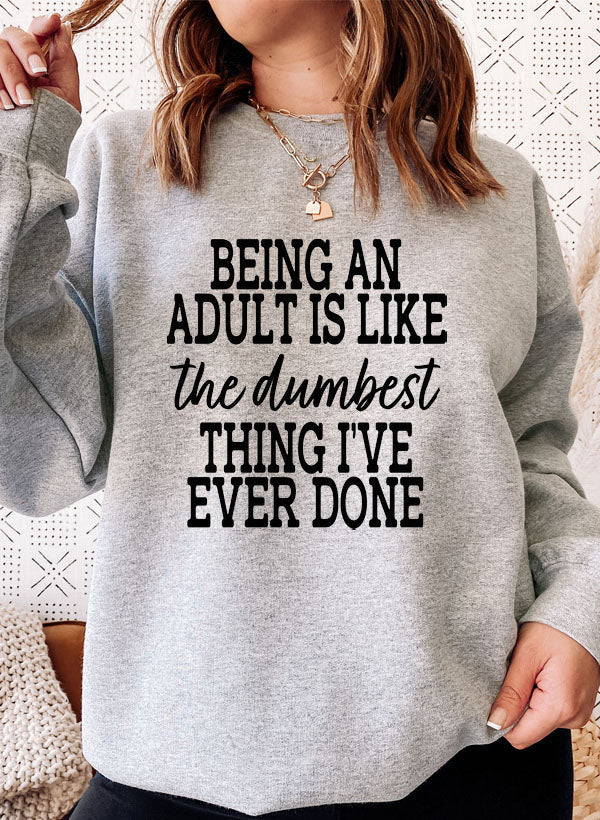 Adulting Is The Dumbest Thing Ive Ever Done USA Made Soft Fleece Hoodie-4