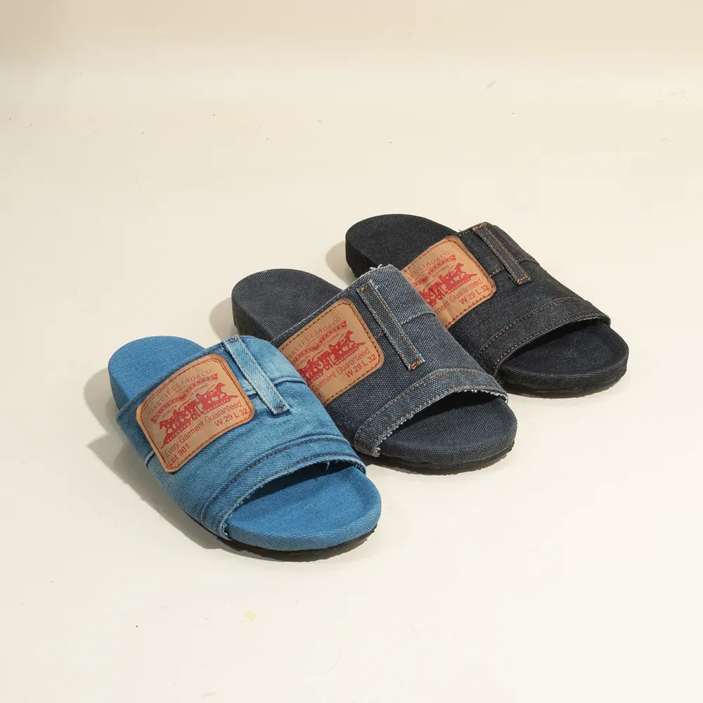 Open Toe Denim Sandals