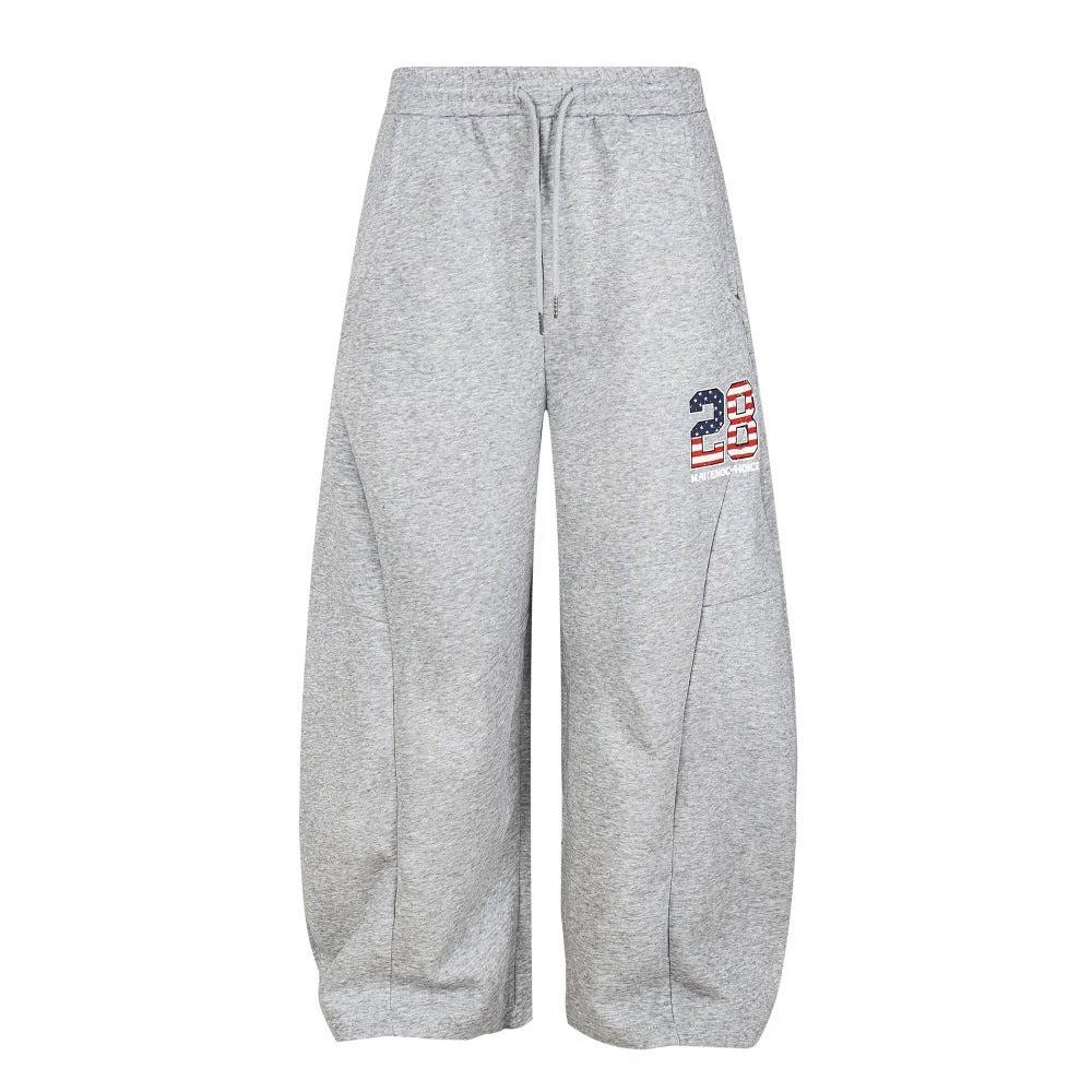 Embroidered Sports Pants With Adhesive Fabric by eprolo