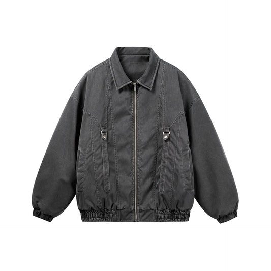 Collar workwear warm denim cotton jacket by eprolo