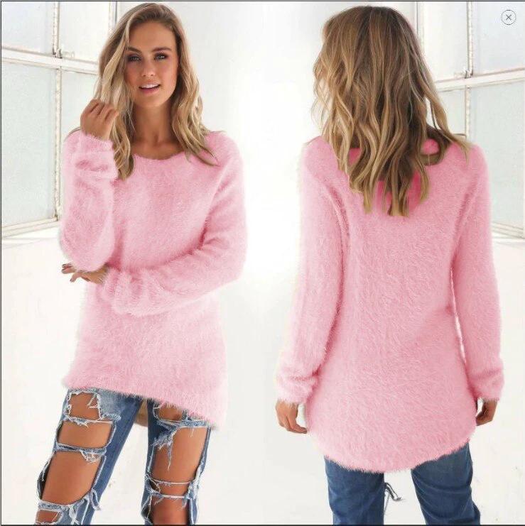 Super Soft And Comfortable Self-Cultivation Solid Color O Neck Pullover Women's Sweater Fashion Sexy Top Ladies Hipster Clothing by eprolo