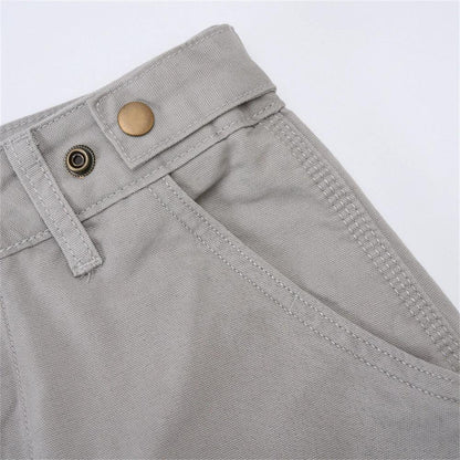 Wide Leg Casual Straight Leg Pants by eprolo