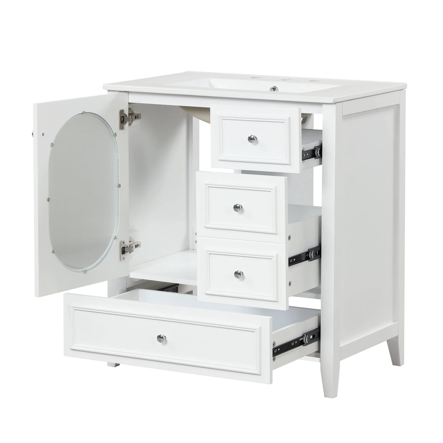 30" Bathroom Vanity with Sink by eprolo