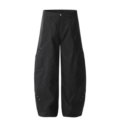 Deconstructing Rivet Design Curved Knife Pants by eprolo