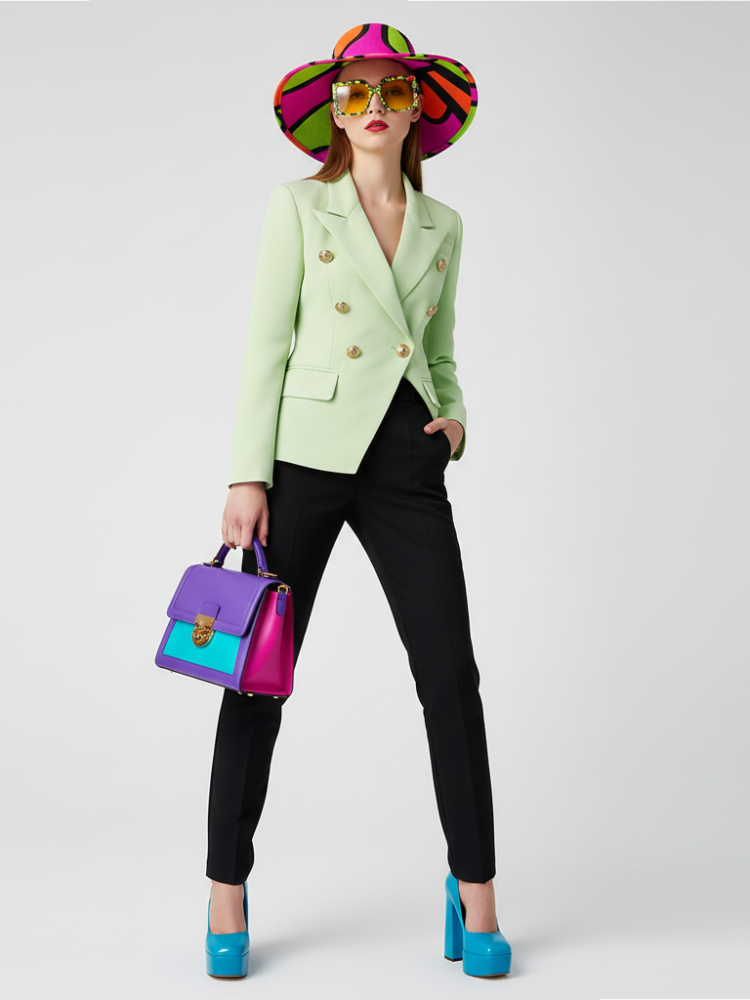 Double-Breasted Blazer Jacket UPPER WEST SIDE BYMANYC ® New York-0