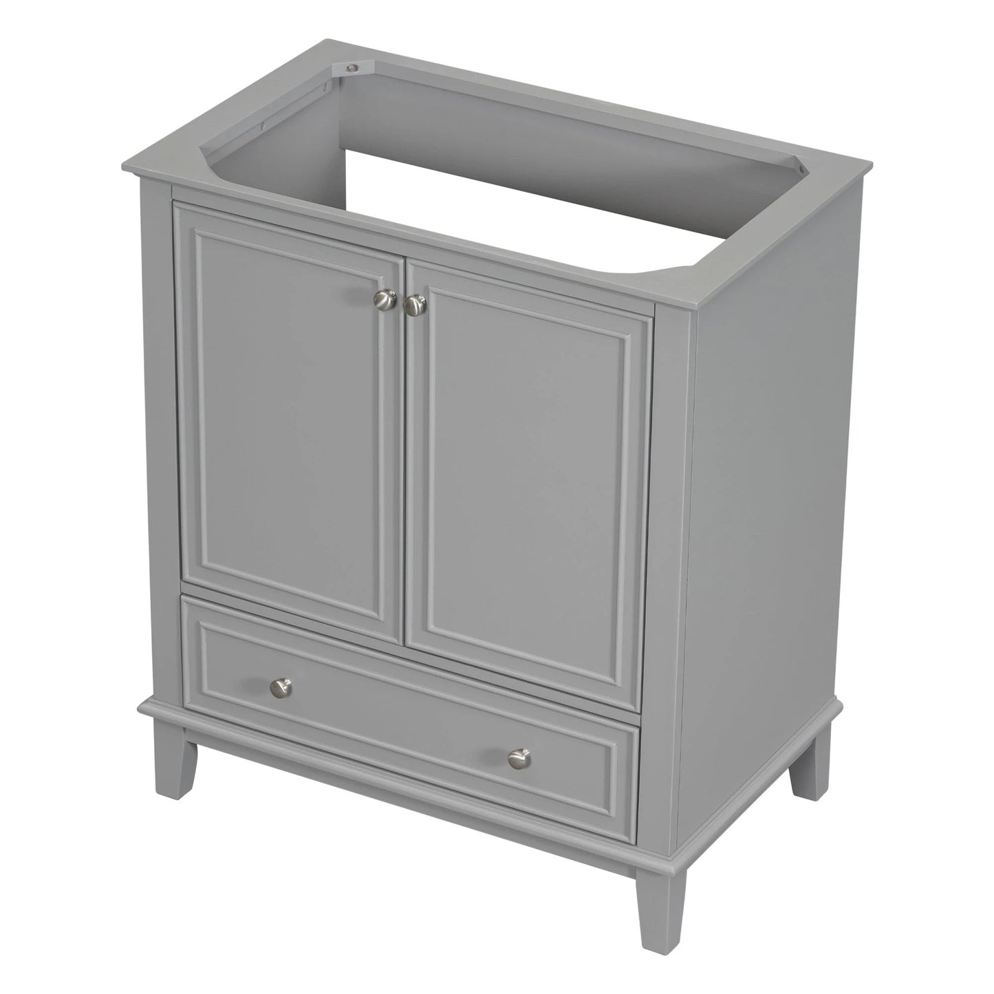 30 inch bathroom vanity no sink base only gray by eprolo