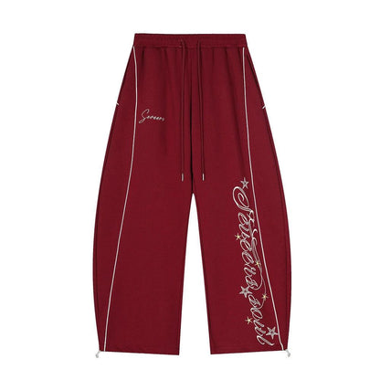 Loose Curved Knife Casual Pants by eprolo