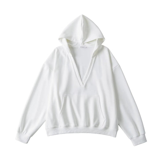 V-neck hooded long sleeved sweatshirt by eprolo