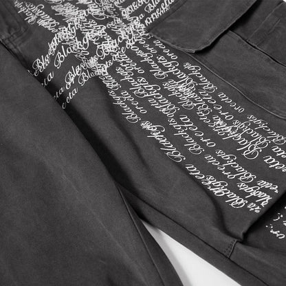 Wash Water Pleated Loose Floor Pants by eprolo