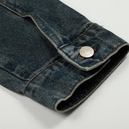 Make an old dirty denim jacket