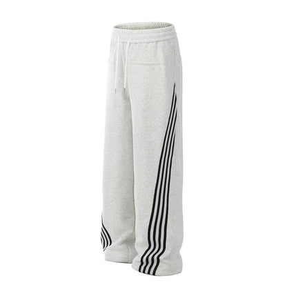 Contrast Side Striped Casual Pants by eprolo