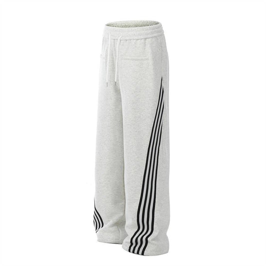Contrast Side Striped Casual Pants by eprolo