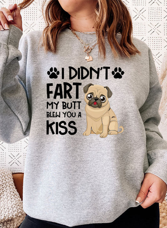 Mema I Didn't Fart My Butt Blew You A Kiss Sweatshirt USA Made-0