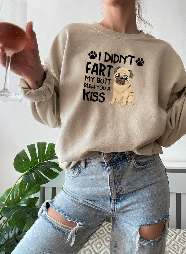 Mema I Didn't Fart My Butt Blew You A Kiss Sweatshirt USA Made-2
