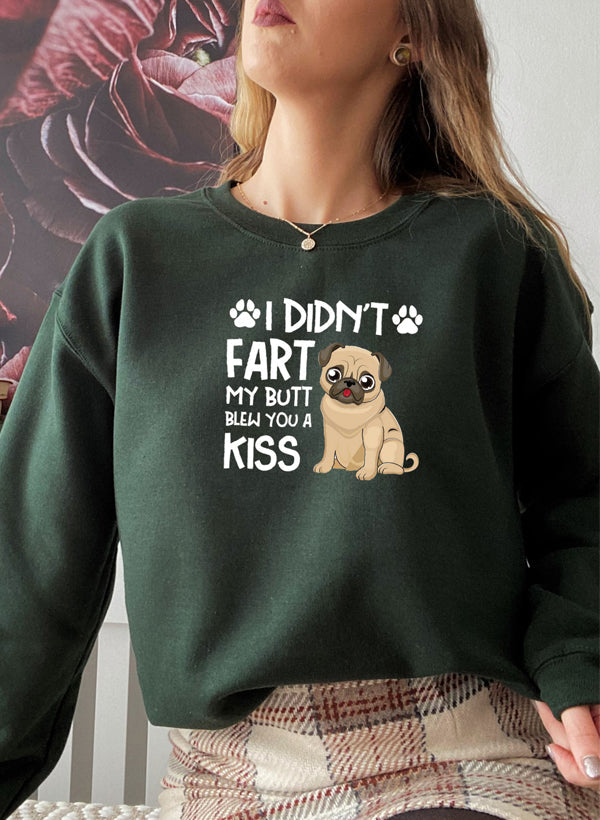 Mema I Didn't Fart My Butt Blew You A Kiss Sweatshirt USA Made-1