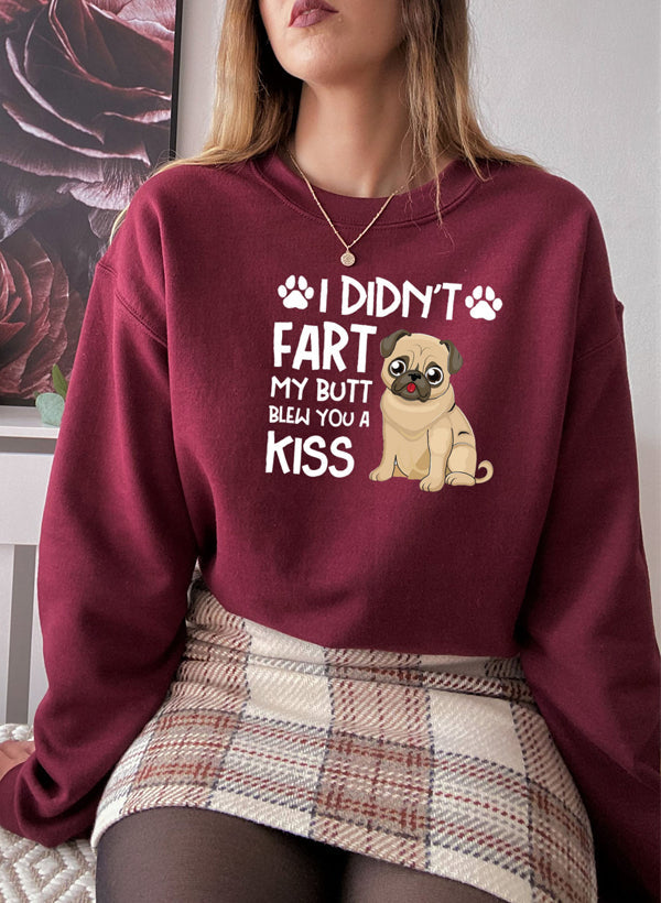 Mema I Didn't Fart My Butt Blew You A Kiss Sweatshirt USA Made-3