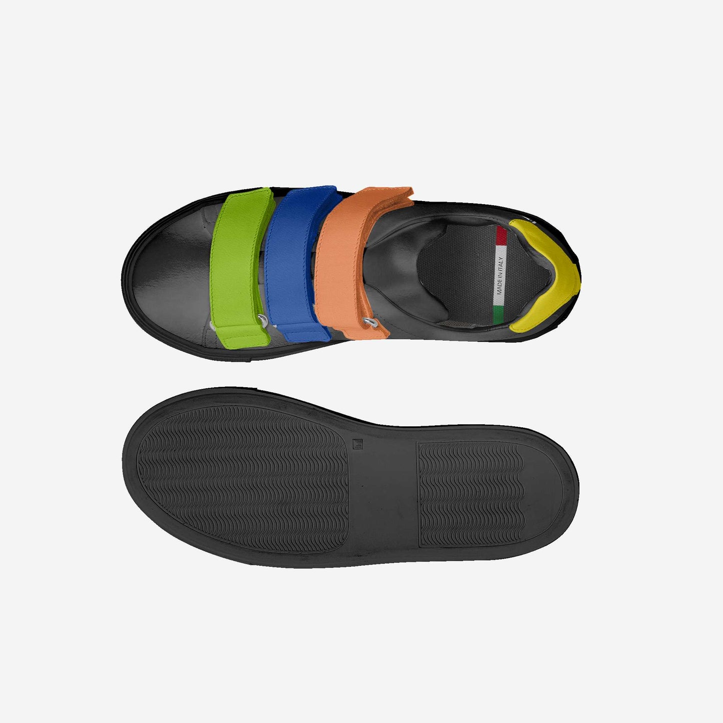 BYMANYC Kids Vegan Luxury Sneakers- LINCOLN CENTER Design Handmade Italy-2