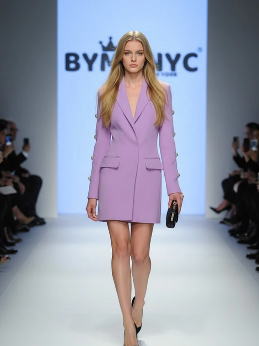 Lavender Blazer Dress WALL STREET: Prêt-à-Porter Line BYMANYC ® New York by BYMANYC ® New York