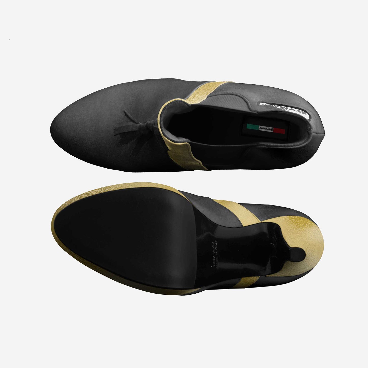 Limited Edition Vegan Over-The-Knee Boots BYMANYC New York Skyline Black