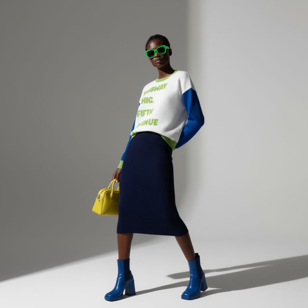 MANHATTAN Sweater BYMANYC New York Color-Block Eco Luxury Streetwear-1