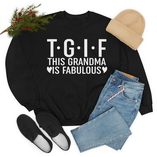 This Grandma Is Fabulous Sweat Shirt-0