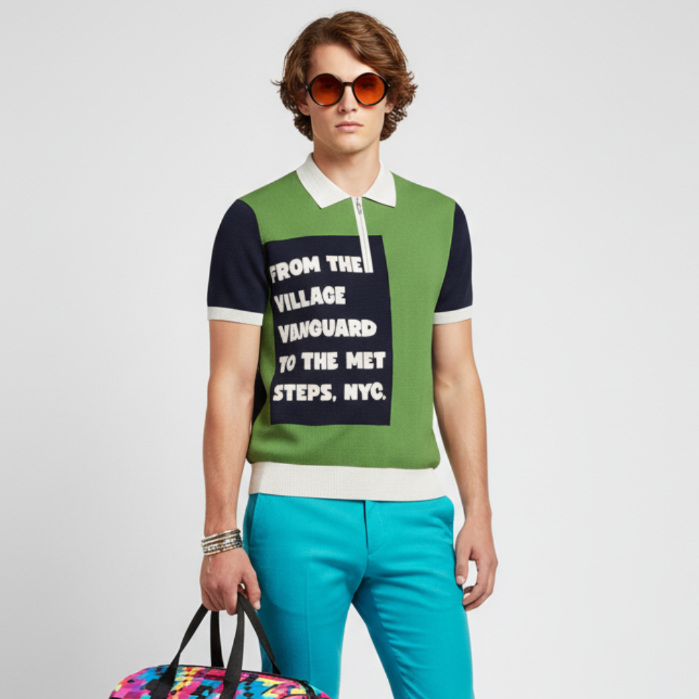 UPTOWN DOWNTOWN Cashmere Polo BYMANYC ® New York-1