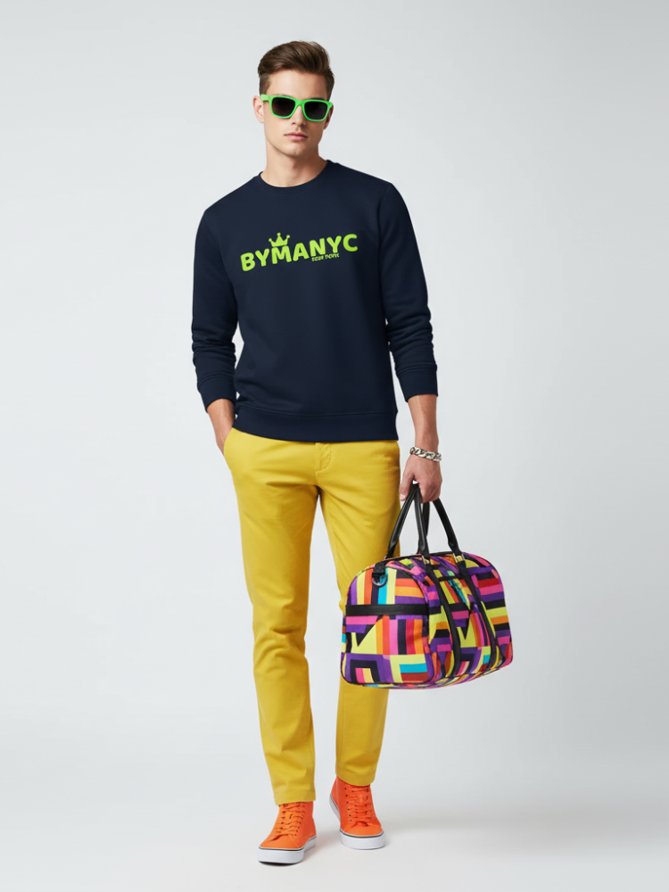 Unisex Organic Love Park Avenue Sweatshirt Vegan Streetwear BYMANYC NY-0