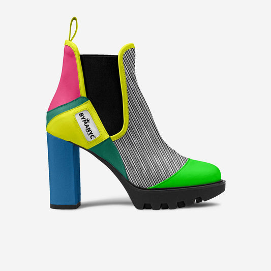 Vegan Urban Elastic Boot BYMANYC ® New York Midnight Black-0