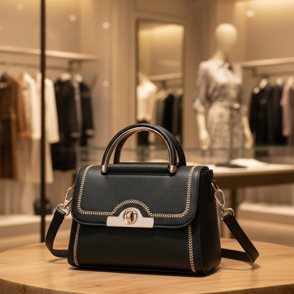 Women's Handbags: Midtown Stitch Tote | Manhattan Chic Collection BYMANYC ® New York-1