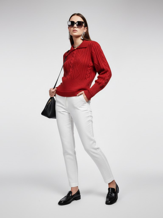 Women's Knit Sweater UPTOWN NYFW New Colecction BYMANYC ® New York-0