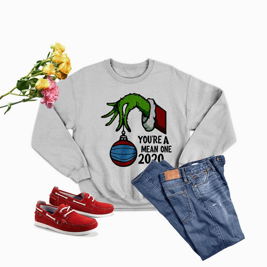 You're Mean One 2020 Digital Print USA Fleece Sweatshirt