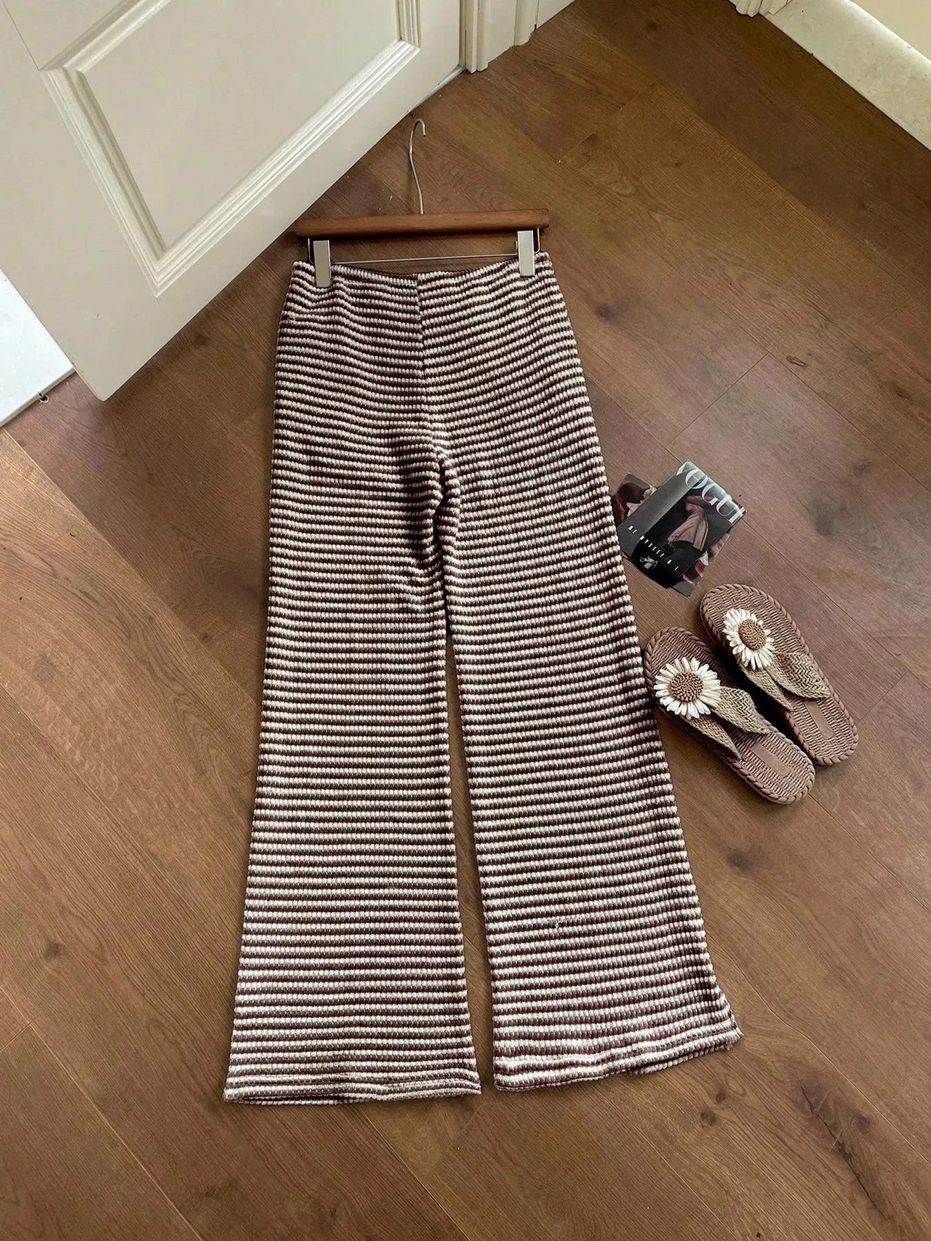 Drawstring Wide Leg Pants by Trendsi